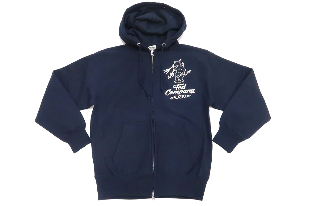 TEDMAN（テッドマン） スウェットパーカー サイドリブ 裏起毛