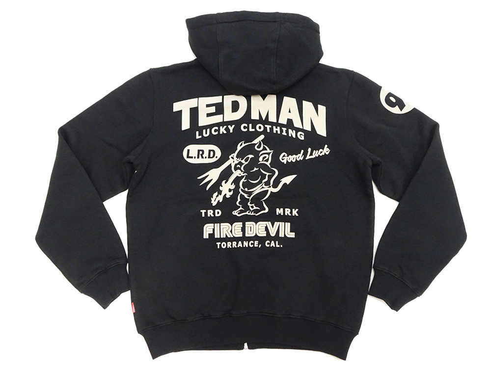 TEDMAN（テッドマン） パーカー 裏毛スウェット フーディ ビッグロゴ
