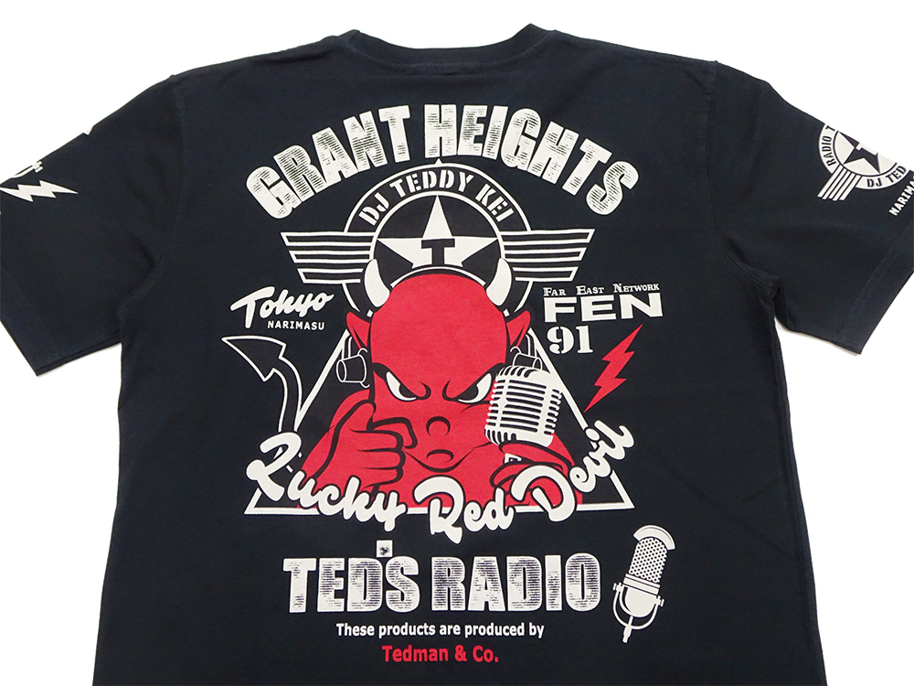 エフ商会　テッドマン TEDMAN テッドマン 半袖Tシャツ GRANT HEIGHTS RADIO SHOW 米国