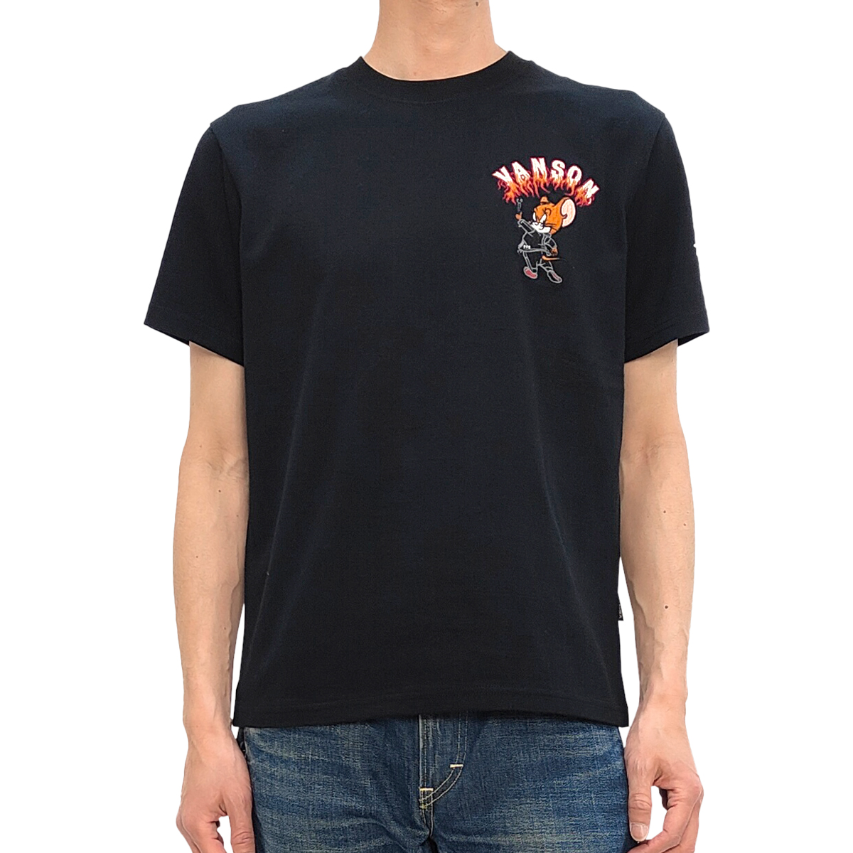 VANSON（バンソン） トム & ジェリー 半袖Tシャツ カスタムデザイン