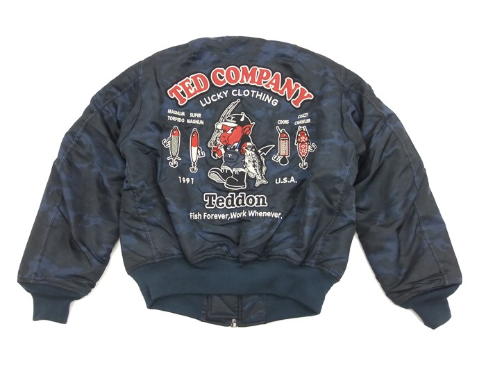 テッドマン MA-1 TEDMAN フライトジャケット TMA-460 バス釣り TEDDON エフ商会 ネイビーカモ 新品 : tma-460-navy-camo  : 服の福助商店 - 通販 - Yahoo!ショッピング