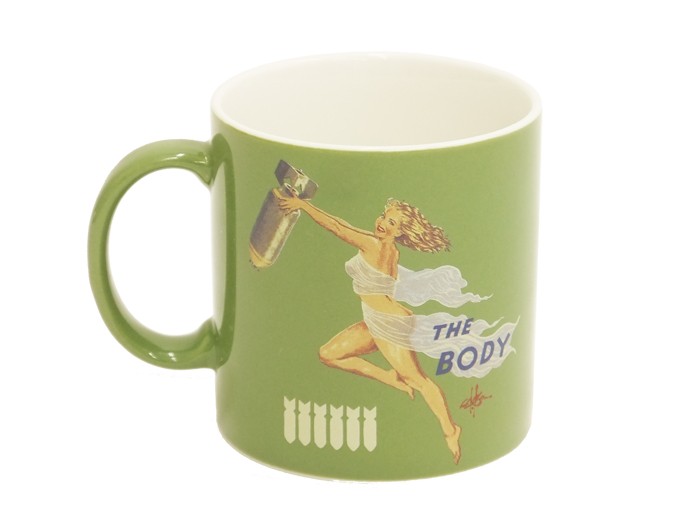 トイズマッコイ マグカップ TOYS McCOY MILITARY MUG CUP 第8空軍 戦う翼 THE BODY TMA1810 緑 新品