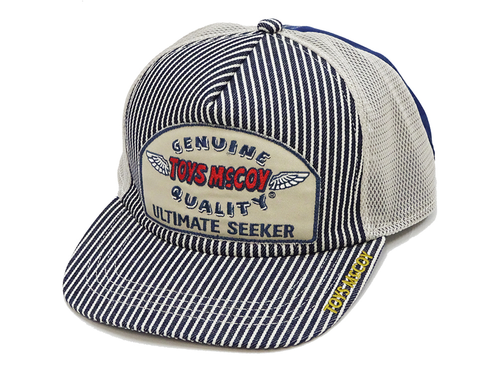 TOYS McCOY（トイズマッコイ） メッシュキャップ ヒッコリーストライプ