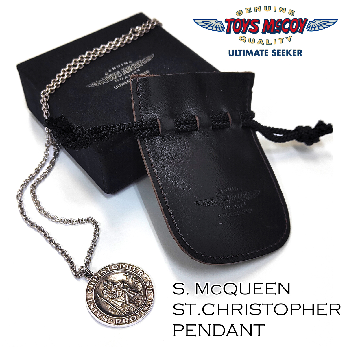 トイズマッコイ　ネックレス　スティーブ・マックィーン TOYS McCOY（トイズマッコイ） セイントクリストファー ペンダント