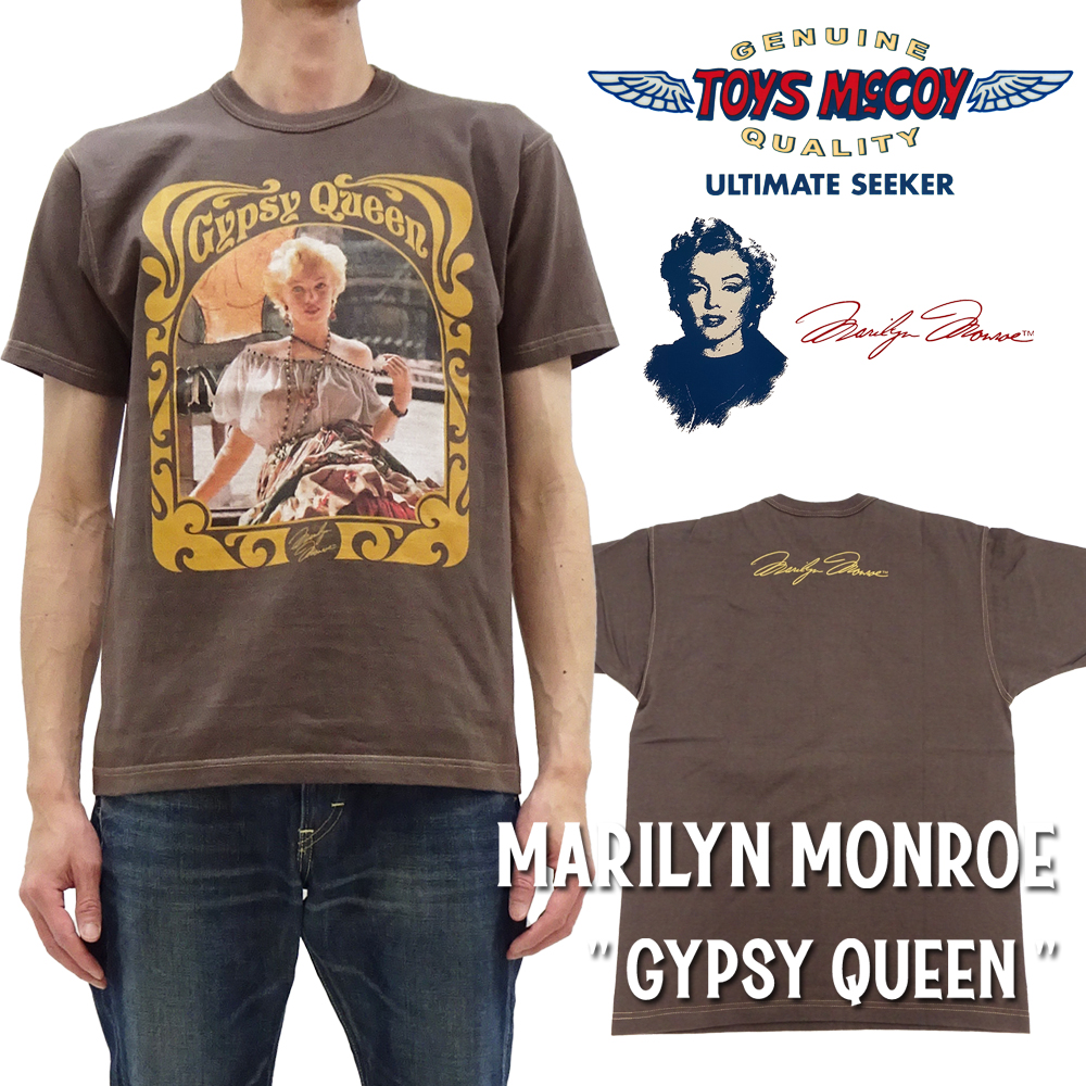 レディース　トップス　Tシャツ　MQRGAN　マリリン・モンロー　表裏　アップ レディース トップス Tシャツ MQRGAN マリリン・モンロー 表裏