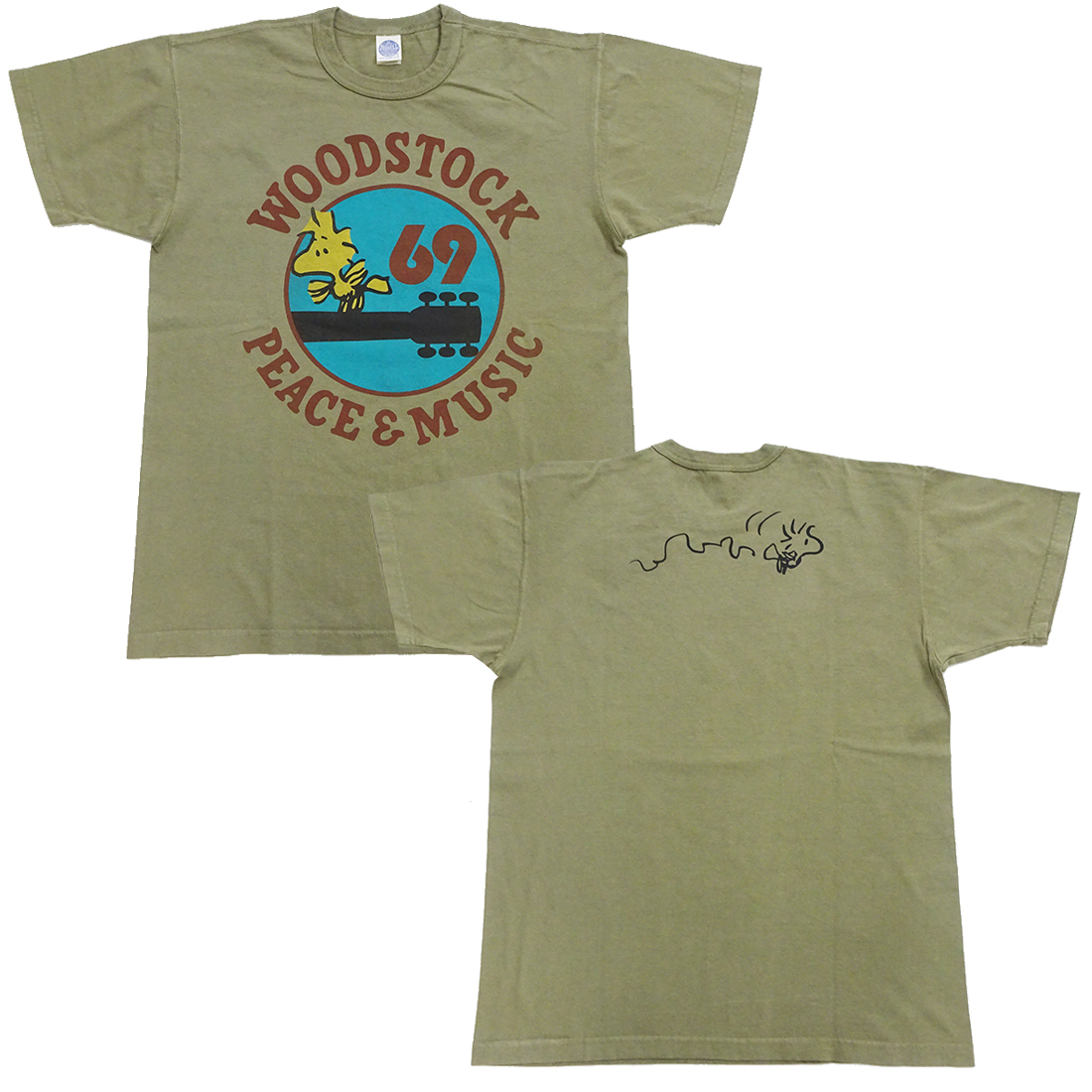 TOYS McCOY トイズマッコイ Tシャツ SNOOPY TEE WOODSTOCK 69