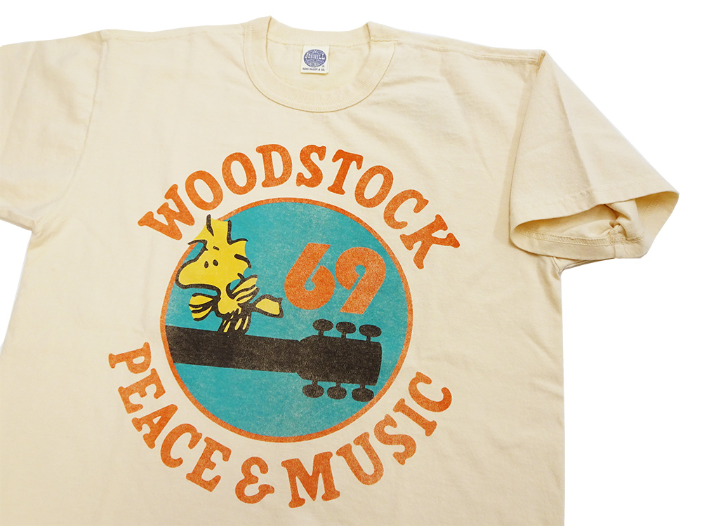TOYS McCOY（トイズマッコイ） Tシャツ SNOOPY TEE WOODSTOCK 69