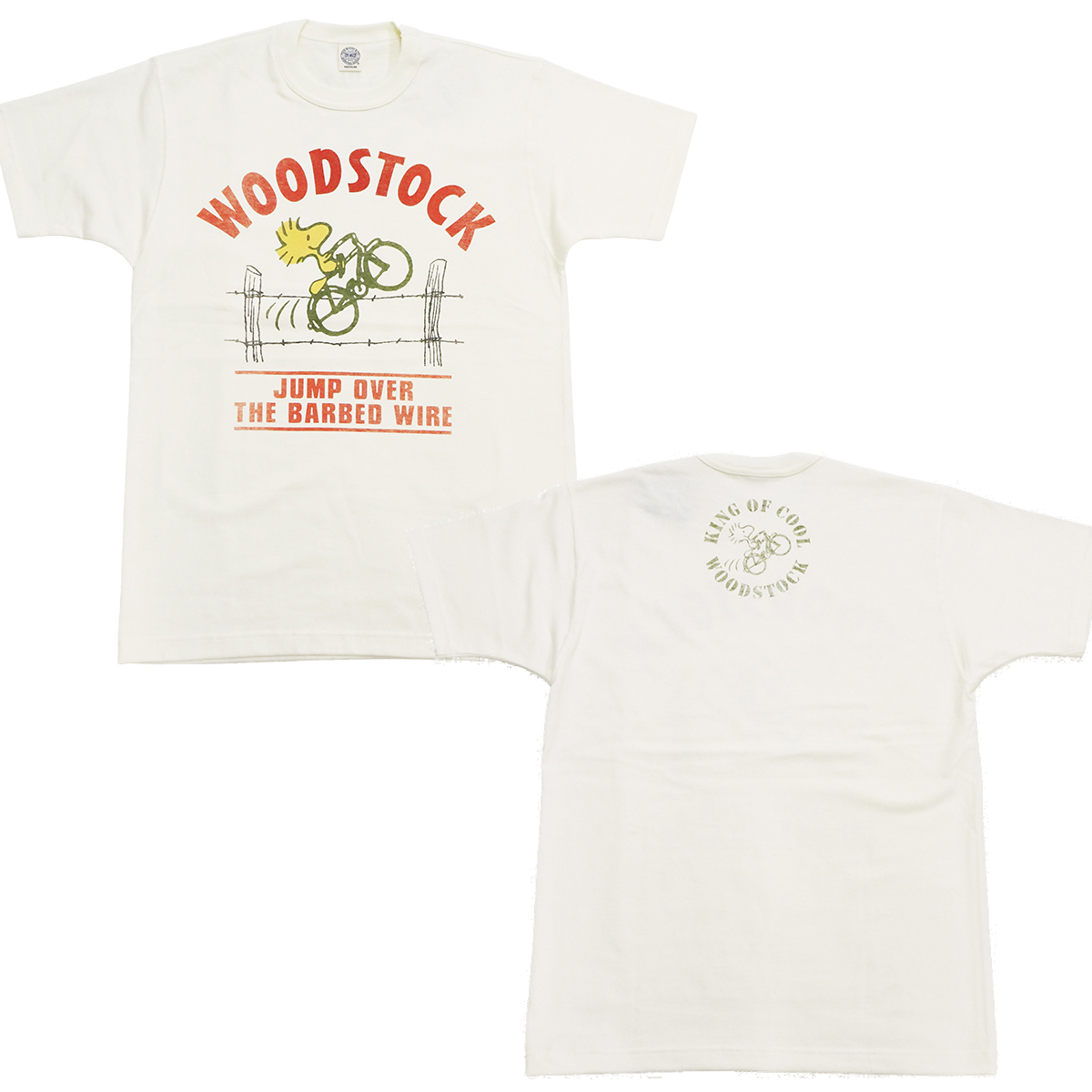 トイズマッコイ 半袖Tシャツ Toys McCoy ウッドストック キング・オブ・クール 大脱走 Tシャツ TMC2628 新品の画像
