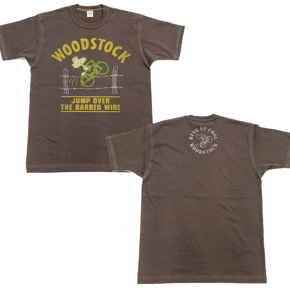 トイズマッコイ 半袖Tシャツ Toys McCoy ウッドストック キング・オブ・クール 大脱走 Tシャツ TMC2628 新品の画像
