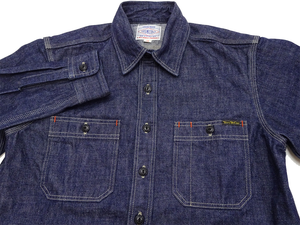 TOYS McCOY（トイズマッコイ） デニムワークシャツ & CO. 10.5oz DENIM