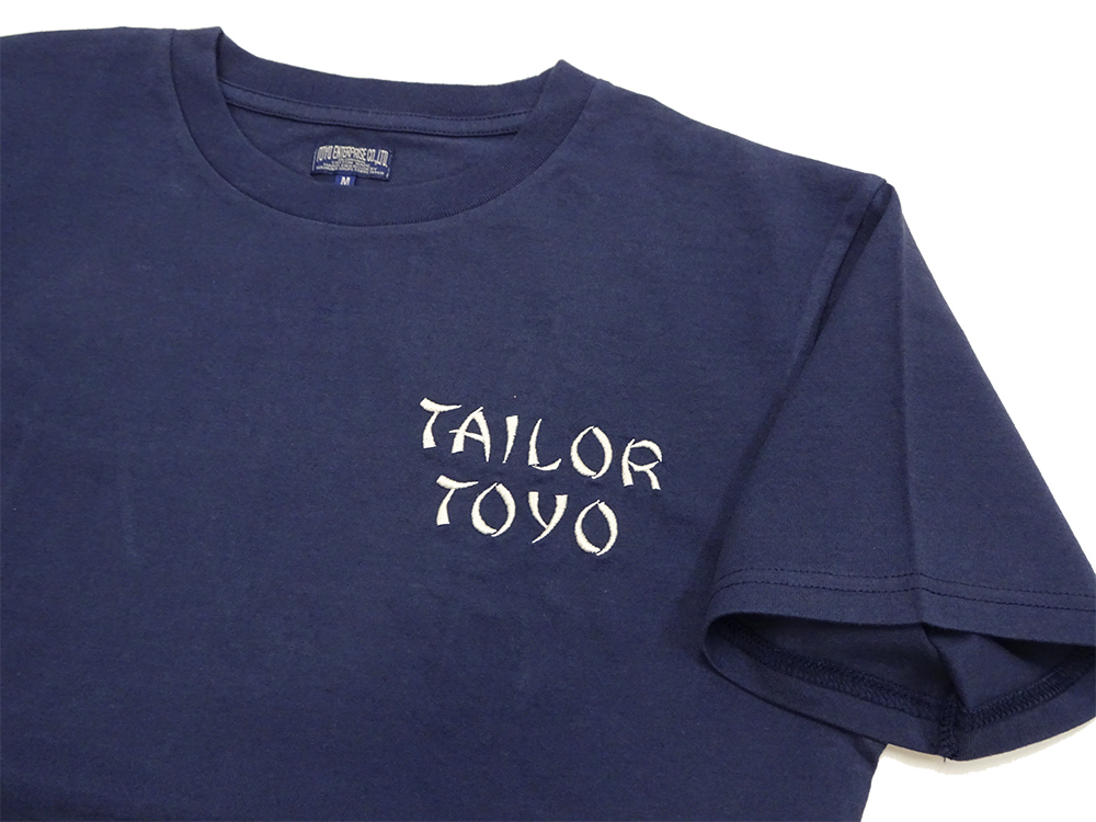 TAILOR TOYO テーラー東洋 スカTシャツ LOGO 半袖Tシャツ 総刺繍