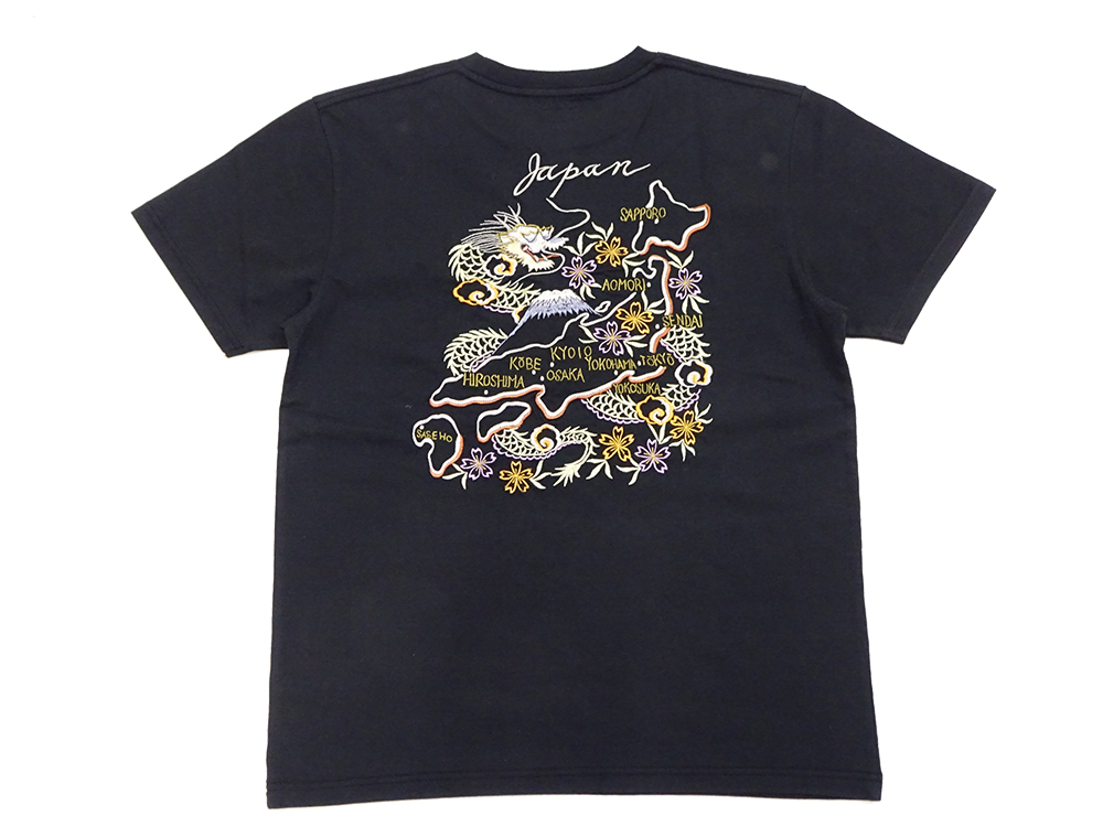 TAILOR TOYO テーラー東洋 スカTシャツ 半袖Tシャツ ジャパンマップ 総