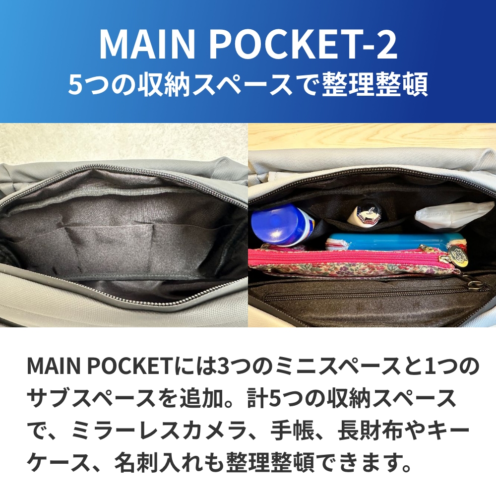 QUICK PACK TRASPO (アクティブ防水仕様)ライトグレー QUICK PACK TRASPO (アクティブ防水仕様)ライトグレー