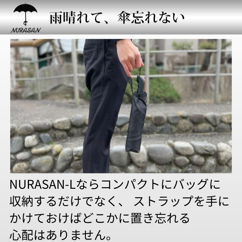 逆折りたたみ傘 濡れない濡らさない NURASAN ヌラサン ワンタッチ 自動