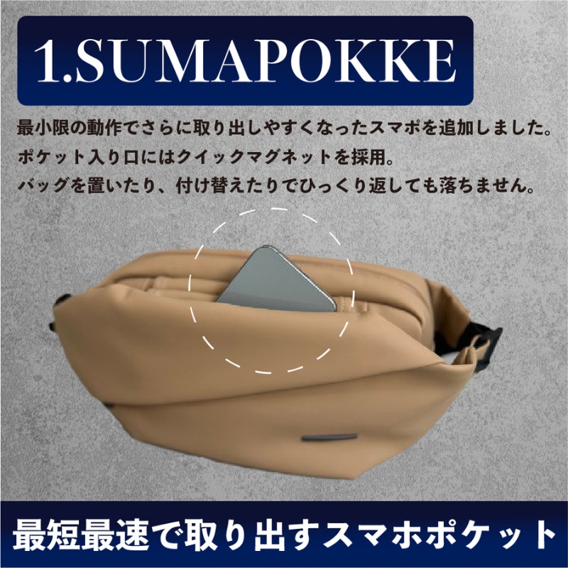 【NIG公式】QUICK PACK 9 クイックパック9 ボディバッグ ショルダーバッグ コンパクト 大容量 旅行 斜めがけ 旅行 レディース メンズ ギフト プレゼント 誕生日 |  | 13