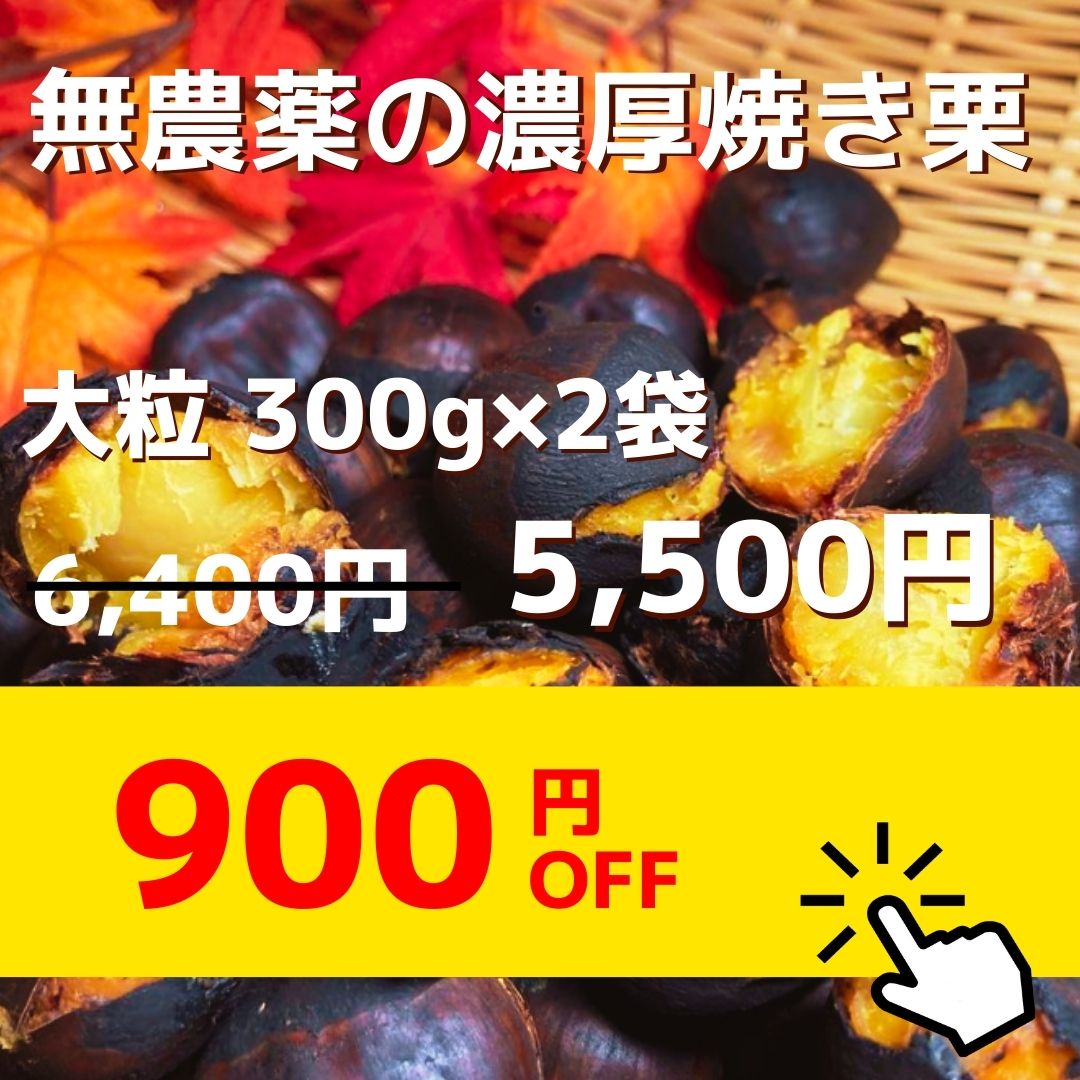 焼き栗600g