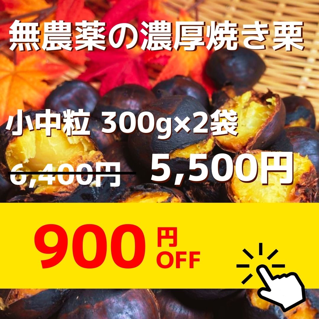 焼き栗600g