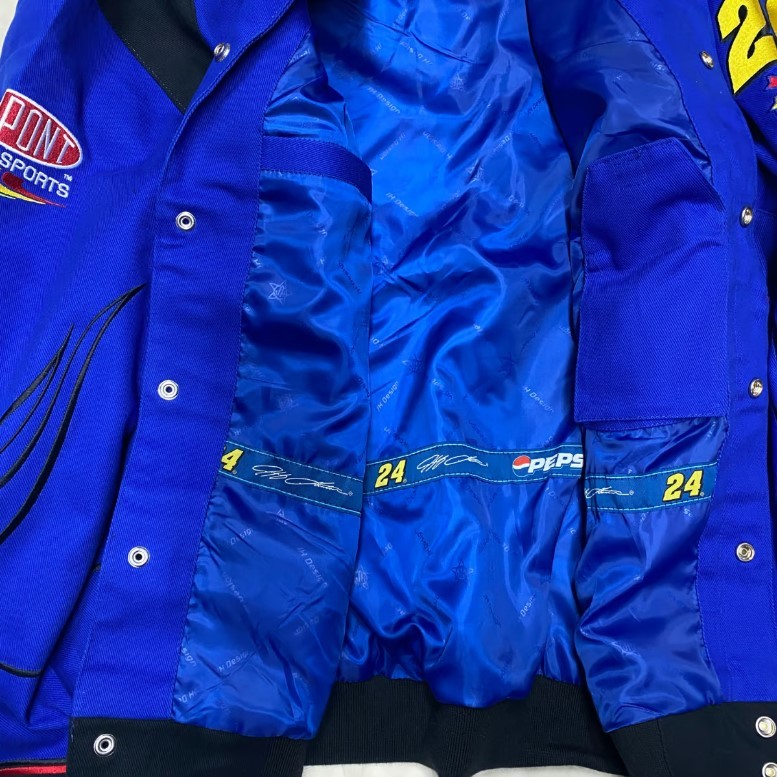 PEPSI レーシングジャケット 青 フレイムデザイン NASCAR ナスカー JHデザイン PEPSI ペプシ レーシングジャケット