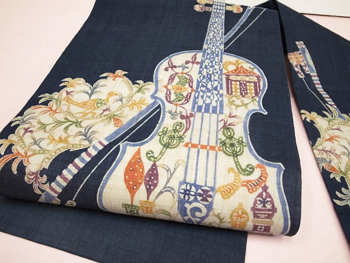 栗山吉三郎 名古屋帯 名古屋帯 栗山吉三郎 バイオリン - 岩田呉服店 公式サイト