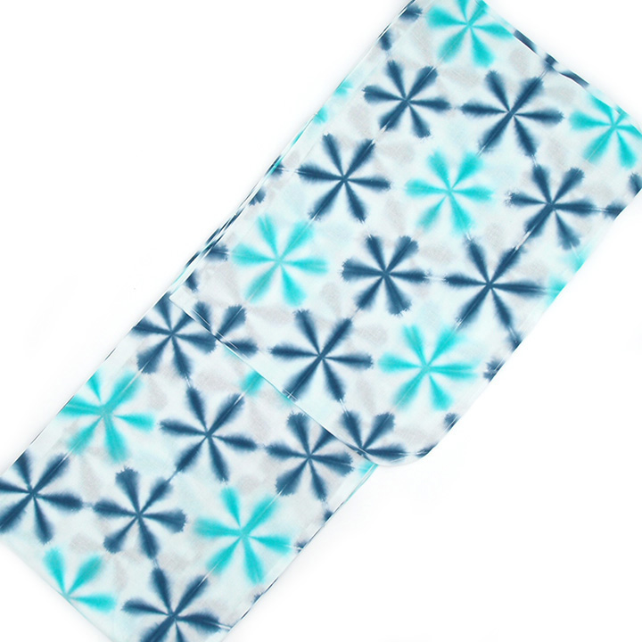 着物ユーザー必見‼️ 美品‼️綿麻浴衣　お誂え　白×藍色 着物ユーザー必見‼️ 美品‼️綿麻浴衣 お誂え 白×藍色 - メルカリ