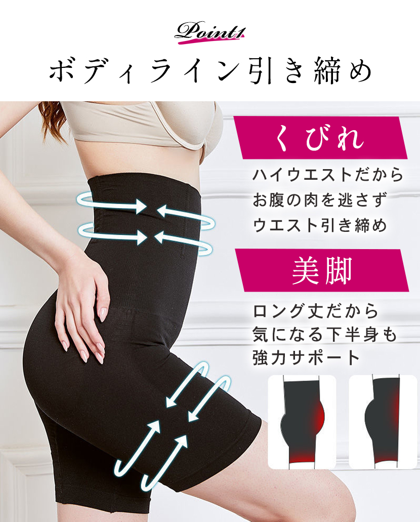 ガードル 骨盤矯正 補正下着 ハイウエスト ガードルショーツ お腹