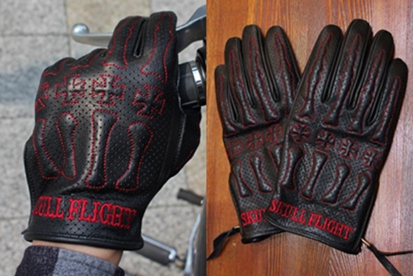 スカルフライト パンチング レザー ボーン グローブ SKULL FLIGHT PUNCHING LEATHER BONE GLOVE  :SkullFligh-PunchingLeatherBoneGlove-BikerGlove:ROMEO S CAFE バイカーズアメカジ -  通販 - Yahoo!ショッピング