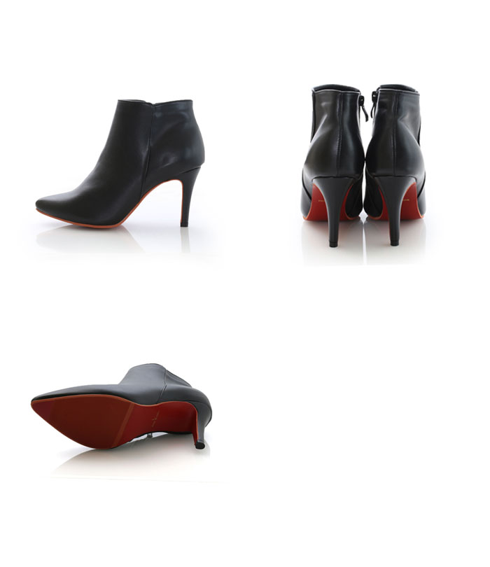 【カルバンクラインジーンズ】ブラック サイドゴアブーツ レッドソール 厚底 カルバンクラインジーンズ】ブラック サイドゴアブーツ レッドソール 厚底