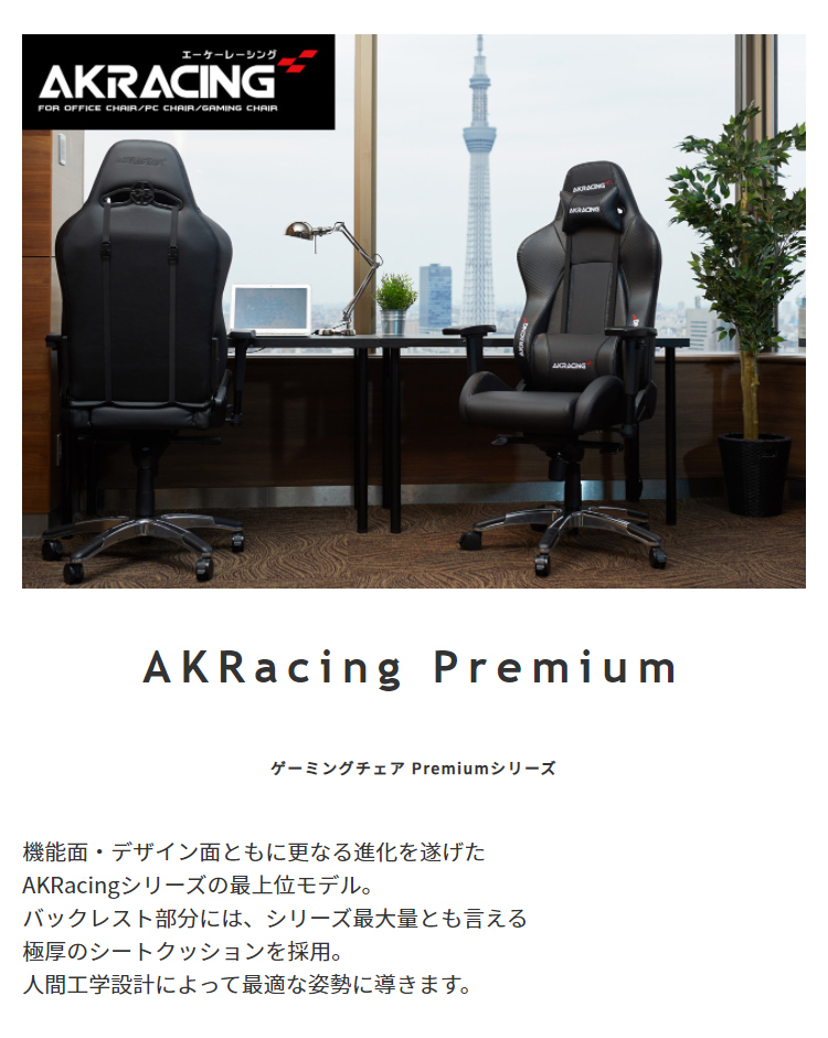 AKレーシング ゲーミングチェア 4Dアジャスタブルアームレスト 180°リクライニング チルト機能 AKレーシング/プレミアム Premium  :ag76311:ルームクリエイト - 通販 - Yahoo!ショッピング
