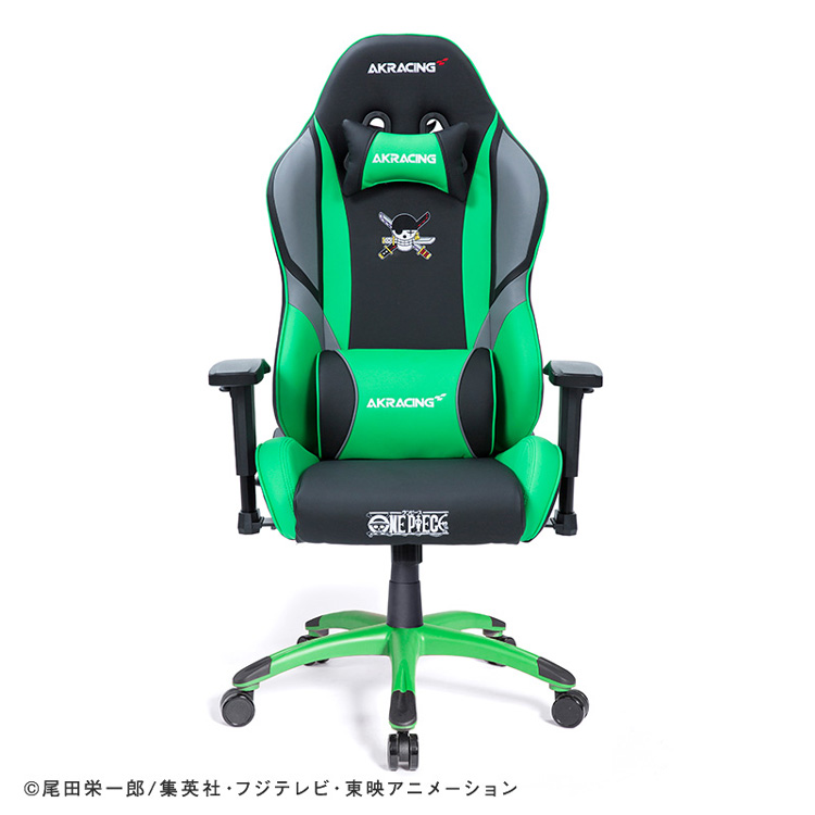AKレーシング ONE PIECE コラボ ゲーミングチェア 昇降調整機能