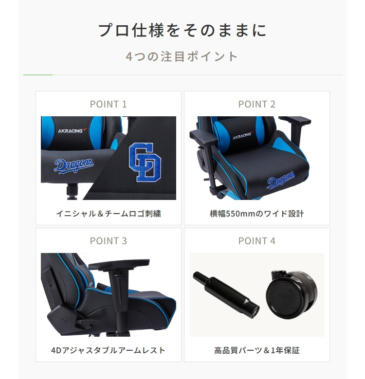 4つの特長