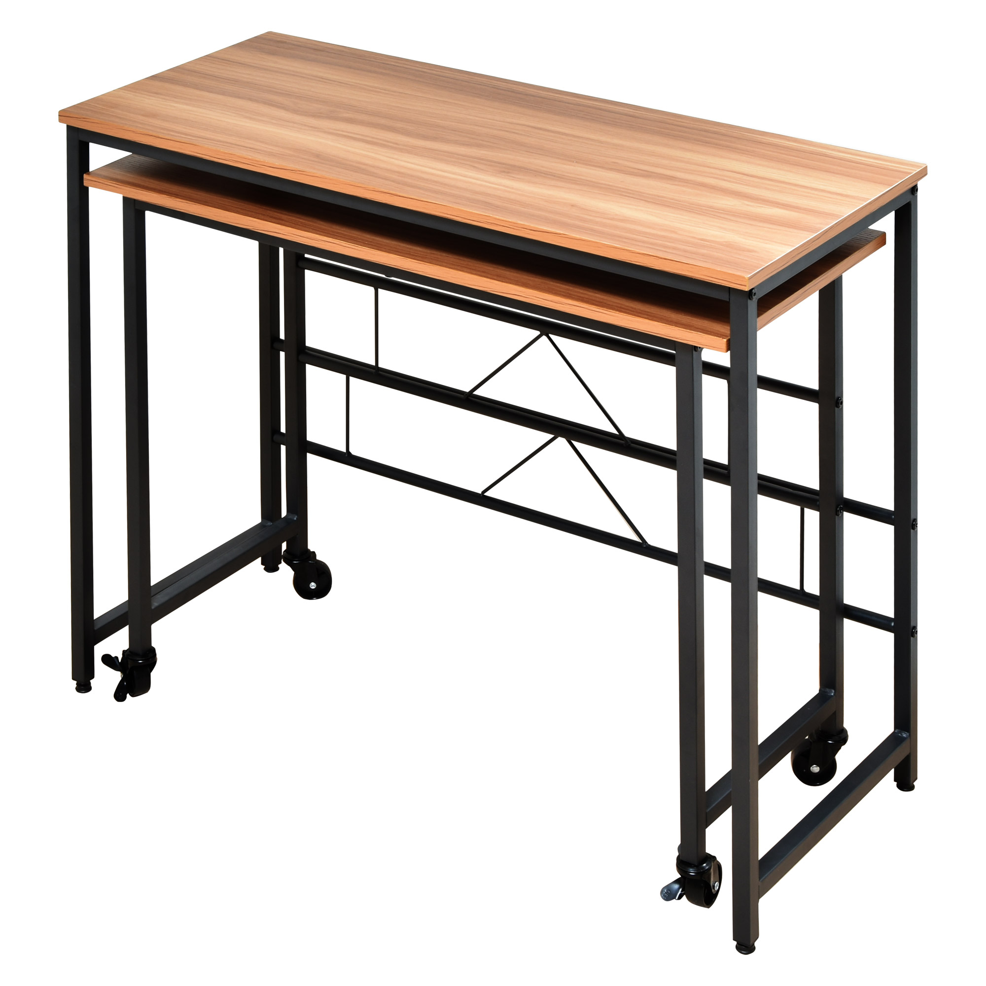 デスク 平机 L字デスク 省スペース スリム コンパクト 幅90〜174cm 天