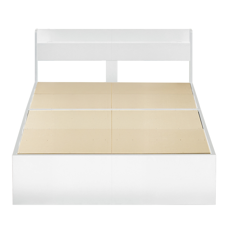 ベッドフレーム 130cm WSD ワイドセミダブル 単品 ベッド コンセント