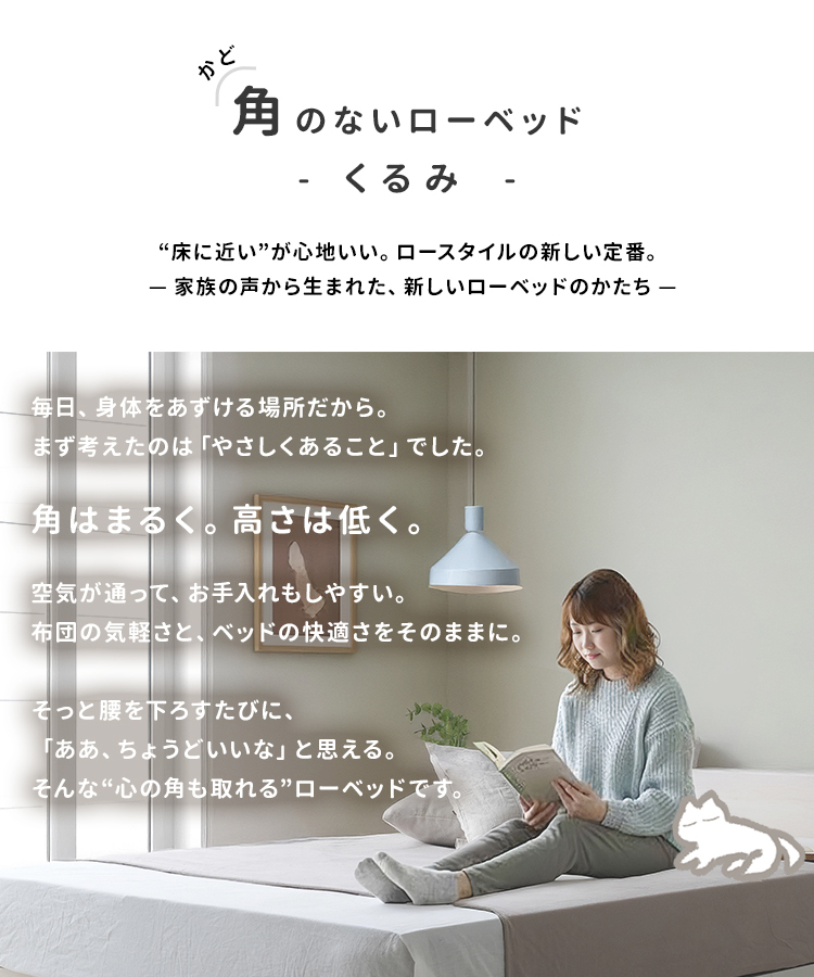 角のないローベッド