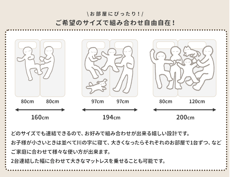 組み合わせ自由自在