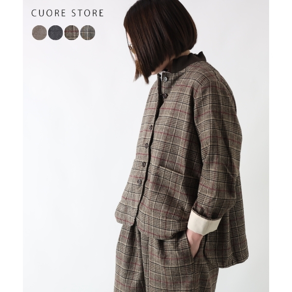 CUORE STORE クオーレストア ジャケット 5578007 秋冬 ウール混