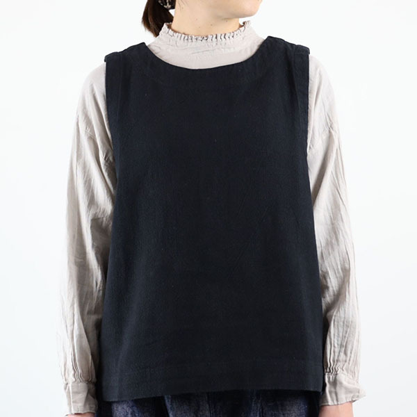 DT♪ PALK リネンキャンバス ベスト ジレ 関税込 Spick＆Span ベスト ジレ リネンキャンバスVカラージレ