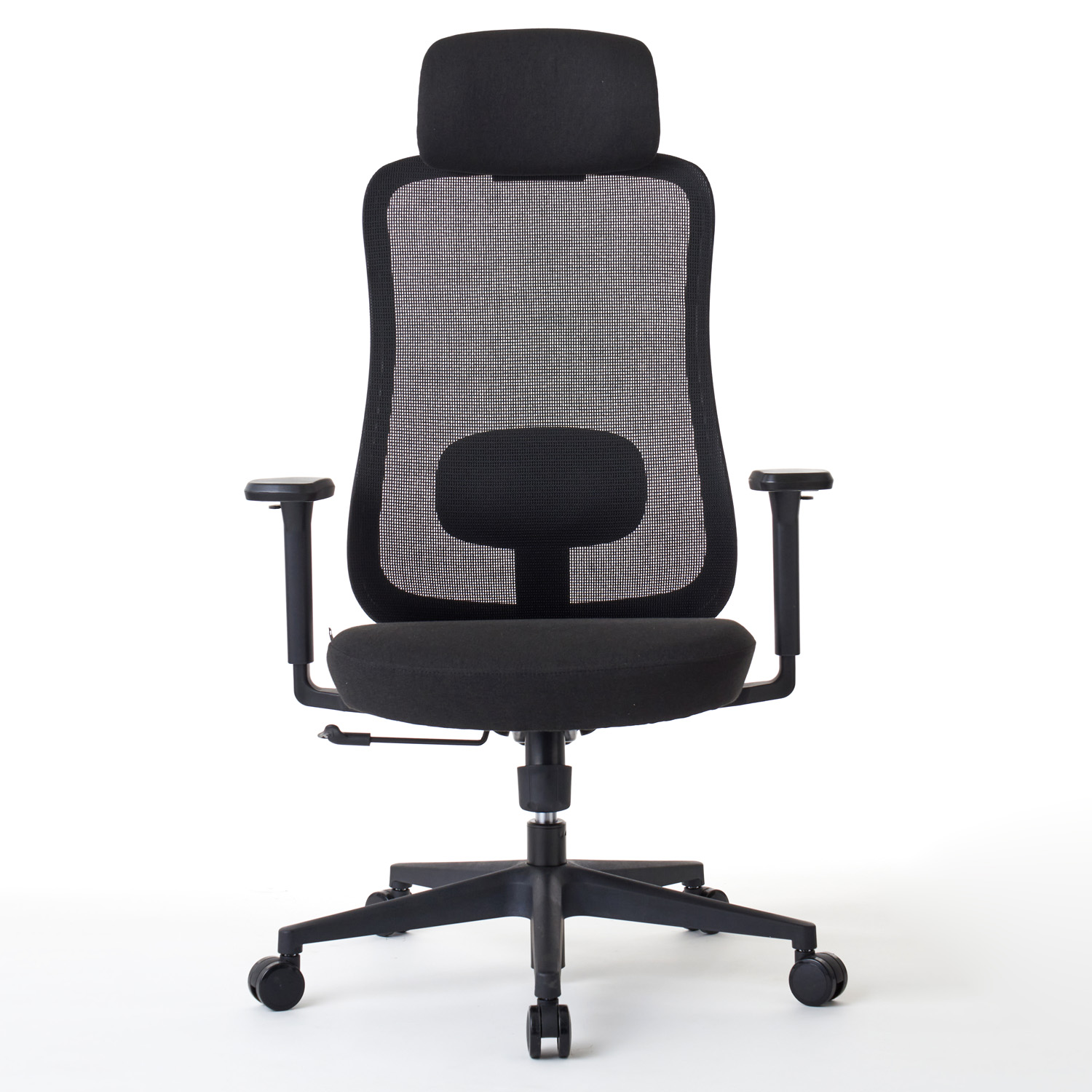 【新商品】ROOMWORKS M2ブラックベース ワークチェア デスクチェア PCチェア 低座面 3Dアーム 北欧モダン ファブリック 2Dランバーサポート ヘッドレスト　 |  | 01