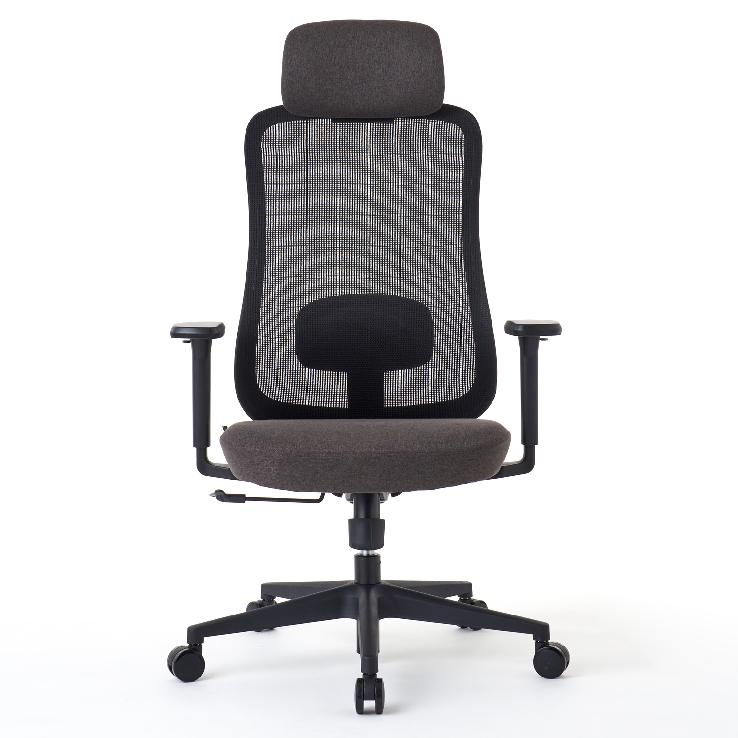 【新商品】ROOMWORKS M2ブラックベース ワークチェア デスクチェア PCチェア 低座面 3Dアーム 北欧モダン ファブリック 2Dランバーサポート ヘッドレスト　 |  | 02