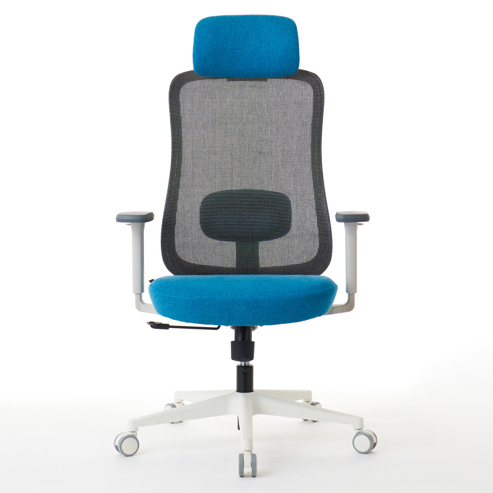 【新商品】ROOMWORKS M2 ホワイトベース ワークチェア デスクチェア PCチェア 低座面 3Dアーム 北欧モダン ファブリック 2Dランバーサポート ヘッドレスト　 |  | 04