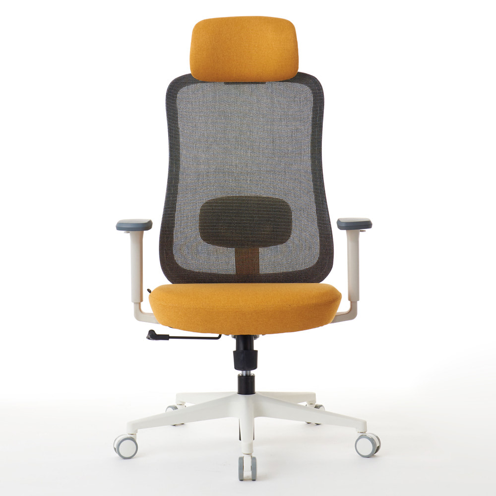 【新商品】ROOMWORKS M2 ホワイトベース ワークチェア デスクチェア PCチェア 低座面 3Dアーム 北欧モダン ファブリック 2Dランバーサポート ヘッドレスト　 |  | 05