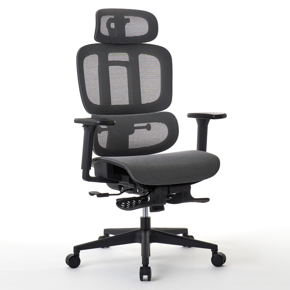 ROOMWORKS M5 オフィスチェア デスクチェア  多機能フルメッシュワークチェア RM5 フットレスト付き 低座面仕様 3Dアーム 3Dヘッドレスト 座面前後調節 |  | 04