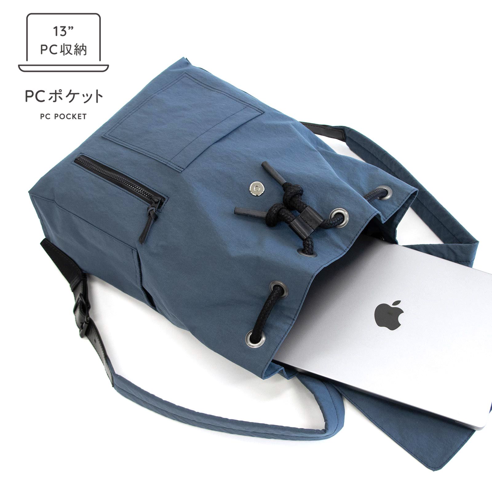 Root フラップリュック「 KONBU（コンブ）」ルート 軽量 撥水 大容量 PC  デイリー カジュアル ナイロンの画像