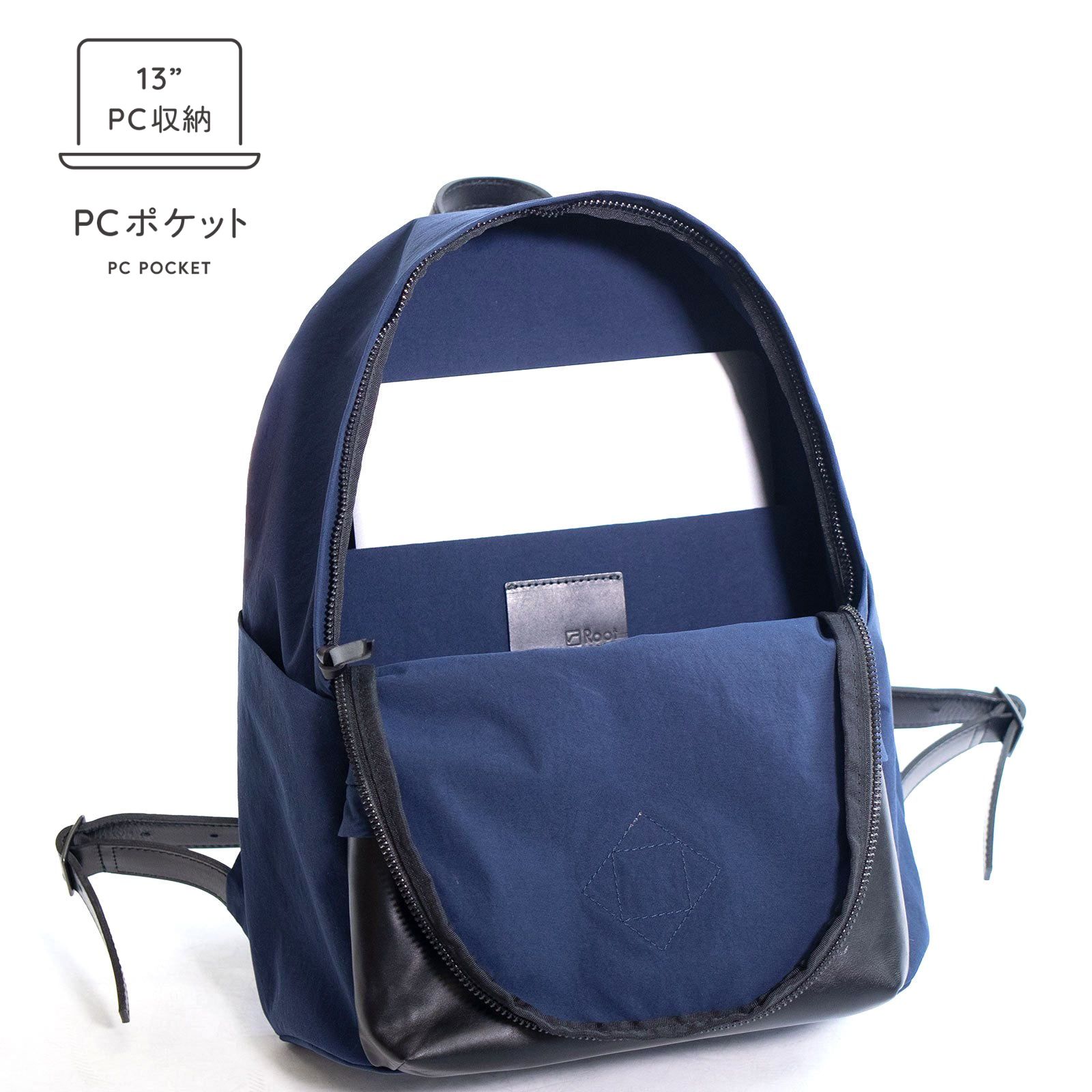 ライトパック KONBU コンブ Rootルート 撥水 軽量 コンブナイロン  デイパック リュックサック  男女兼用 ユニセックス おでかけ |  | 05