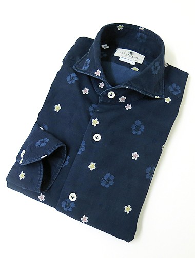 giannetto /让网络/美工刀威宽彩色衬衫/ vinci fit /条纹/ gia