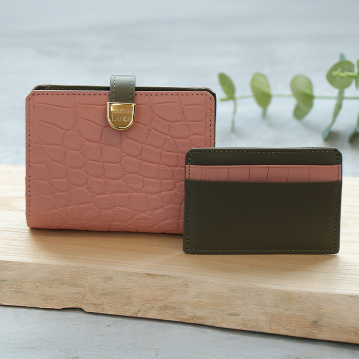 【3月2日まで！クーポン利用で22900円引き】ルナルーチェ マットクロコダイル二つ折り財布 じゅん散歩 テレビ朝日 テレ朝通販 ロッピング |  | 04