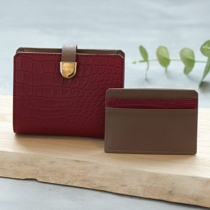 【3月2日まで！クーポン利用で22900円引き】ルナルーチェ マットクロコダイル二つ折り財布 じゅん散歩 テレビ朝日 テレ朝通販 ロッピング |  | 05