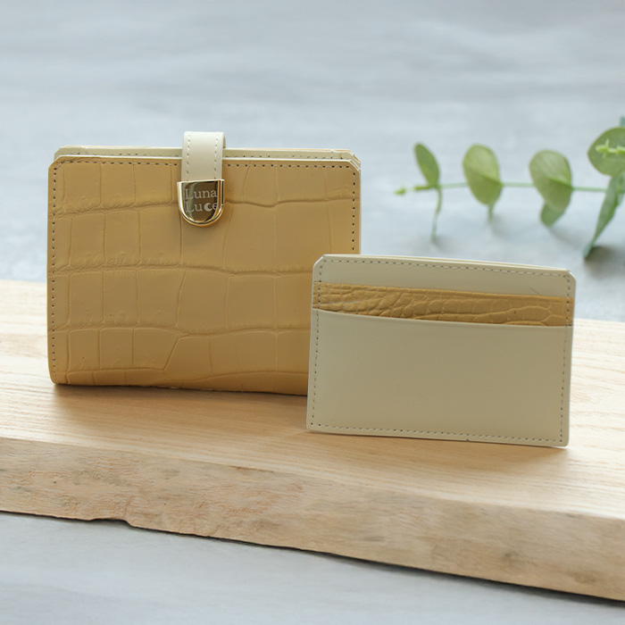 【3月2日まで！クーポン利用で22900円引き】ルナルーチェ マットクロコダイル二つ折り財布 じゅん散歩 テレビ朝日 テレ朝通販 ロッピング |  | 06