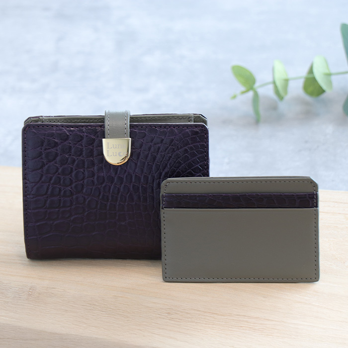 【3月2日まで！クーポン利用で22900円引き】ルナルーチェ マットクロコダイル二つ折り財布 じゅん散歩 テレビ朝日 テレ朝通販 ロッピング |  | 09