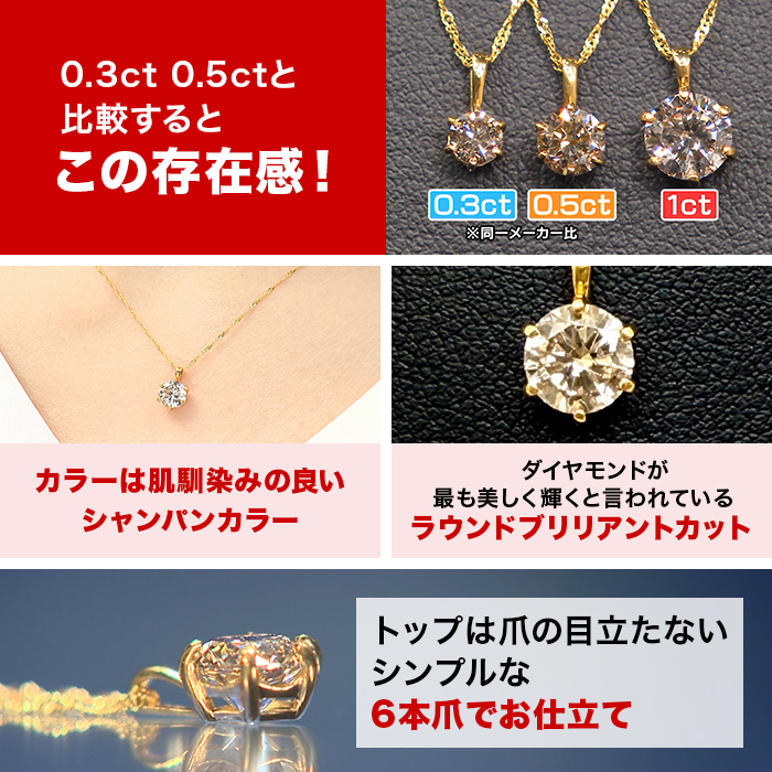オール純金1ctダイヤモンドペンダント特別セット じゅん散歩 テレビ