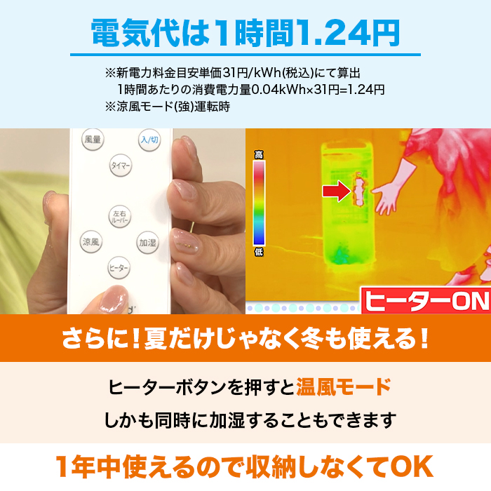温冷風扇 ニッポンめしあがれ テレ朝通販 ロッピング テレビ朝日 